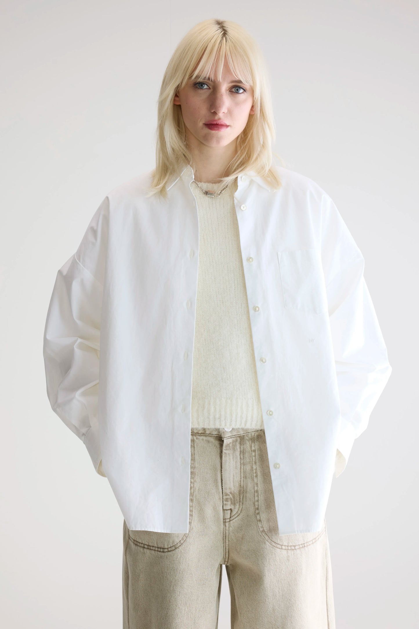 Giorgia poplin shirt (252 / W / WHITE)