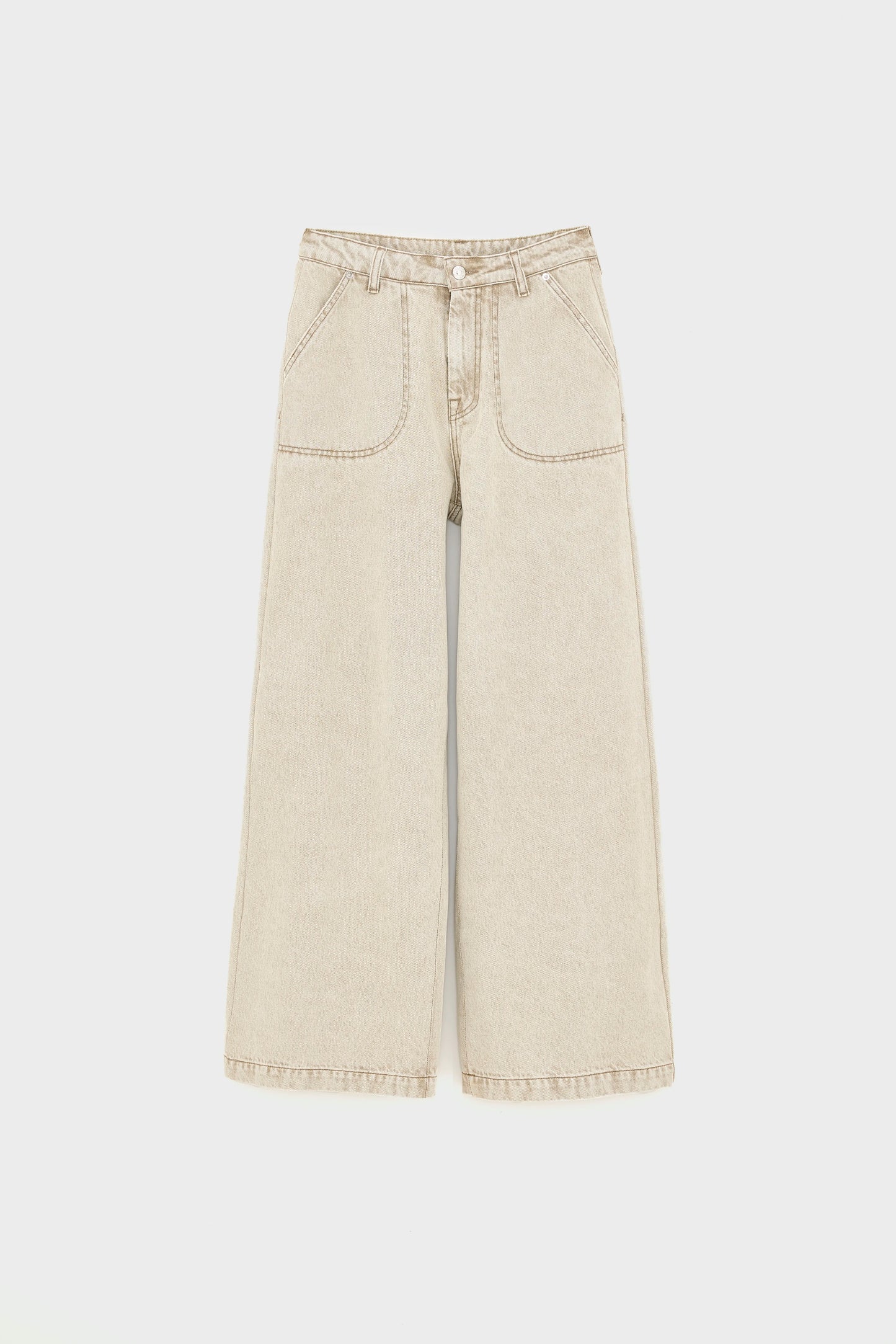 Denim N. 62 wide jeans (252 / W / BEIGE SNOW)