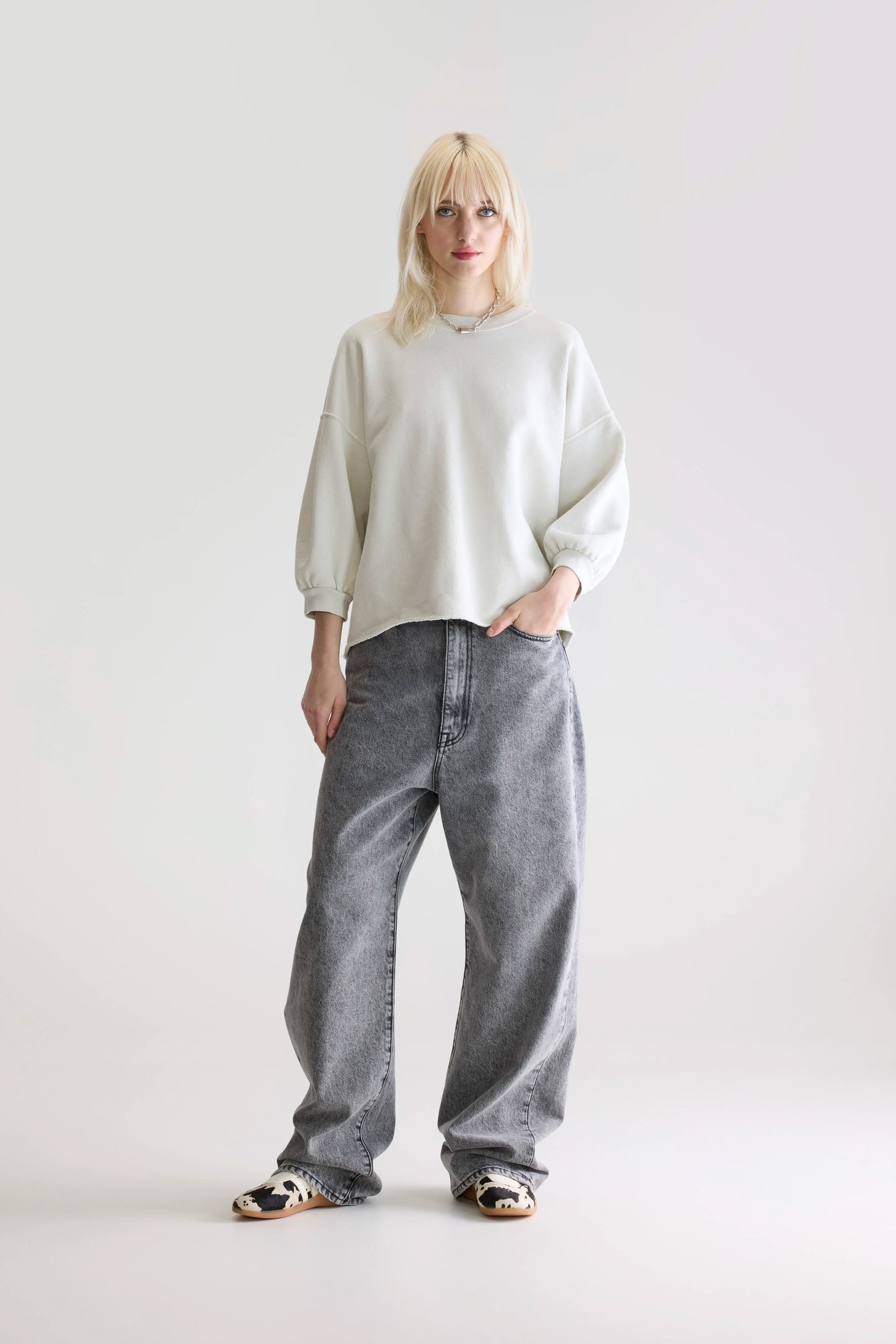 Vicske crewneck sweatshirt (252 / W / NUAGE)