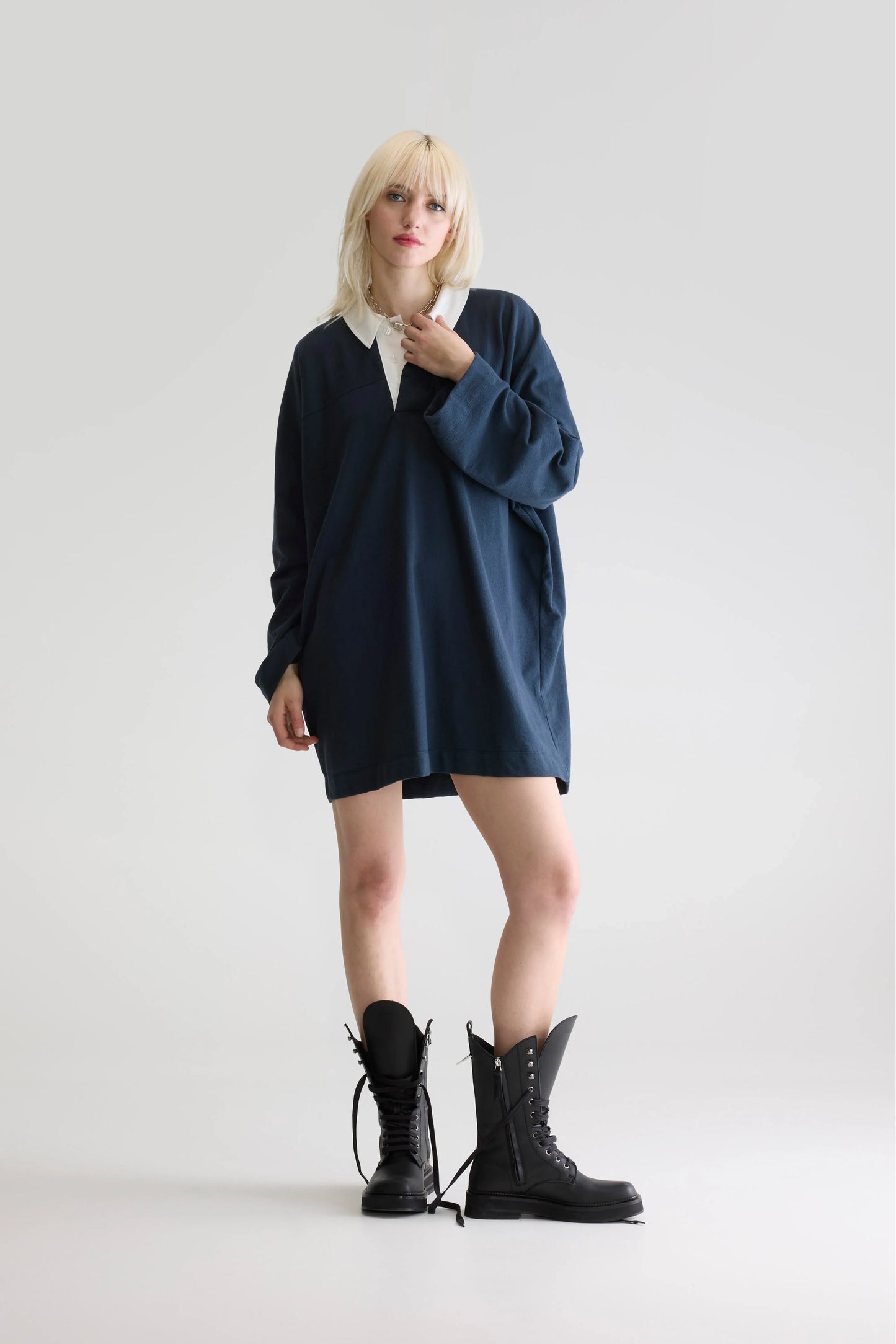 Foogy loose dress (252 / W / AMERICA)