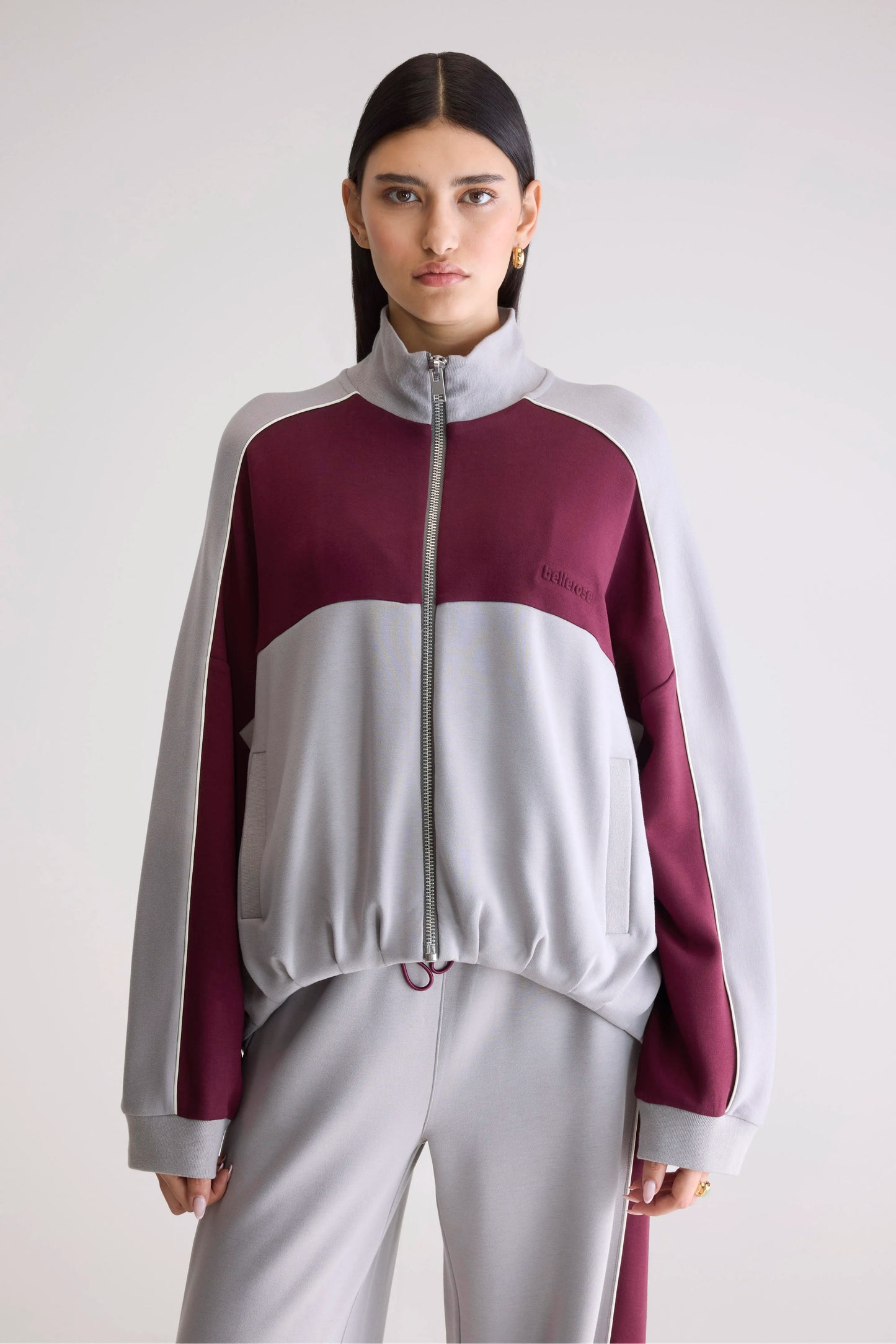 Tallic zip-up sweatshirt (252 / W / COMBO A)
