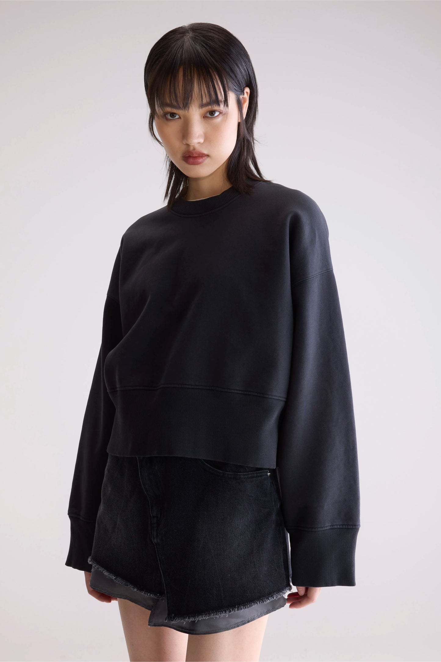 Slenni crewneck sweatshirt (252 / W / ACIER)