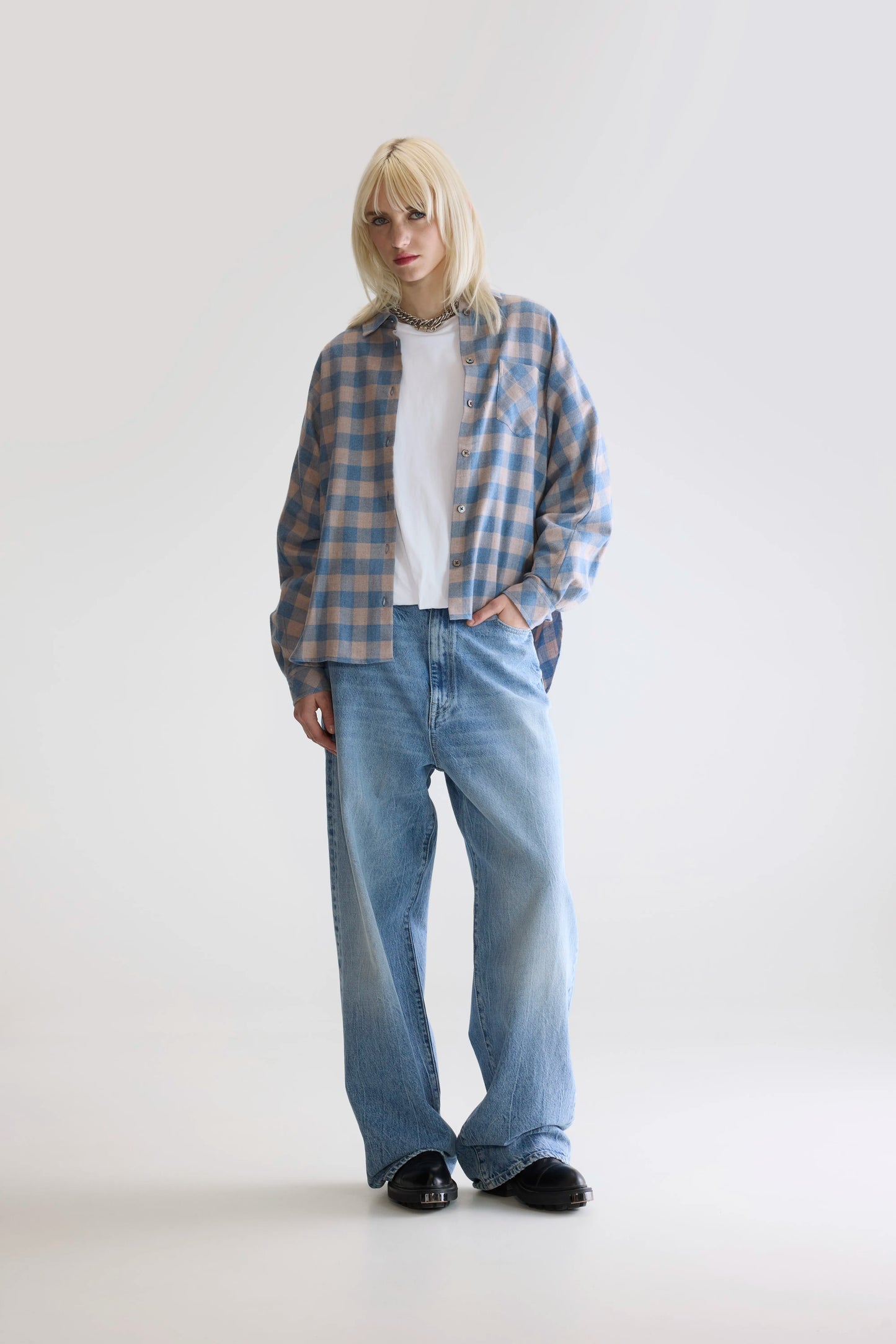 Joseph checkered shirt (252 / W / CHECK A)