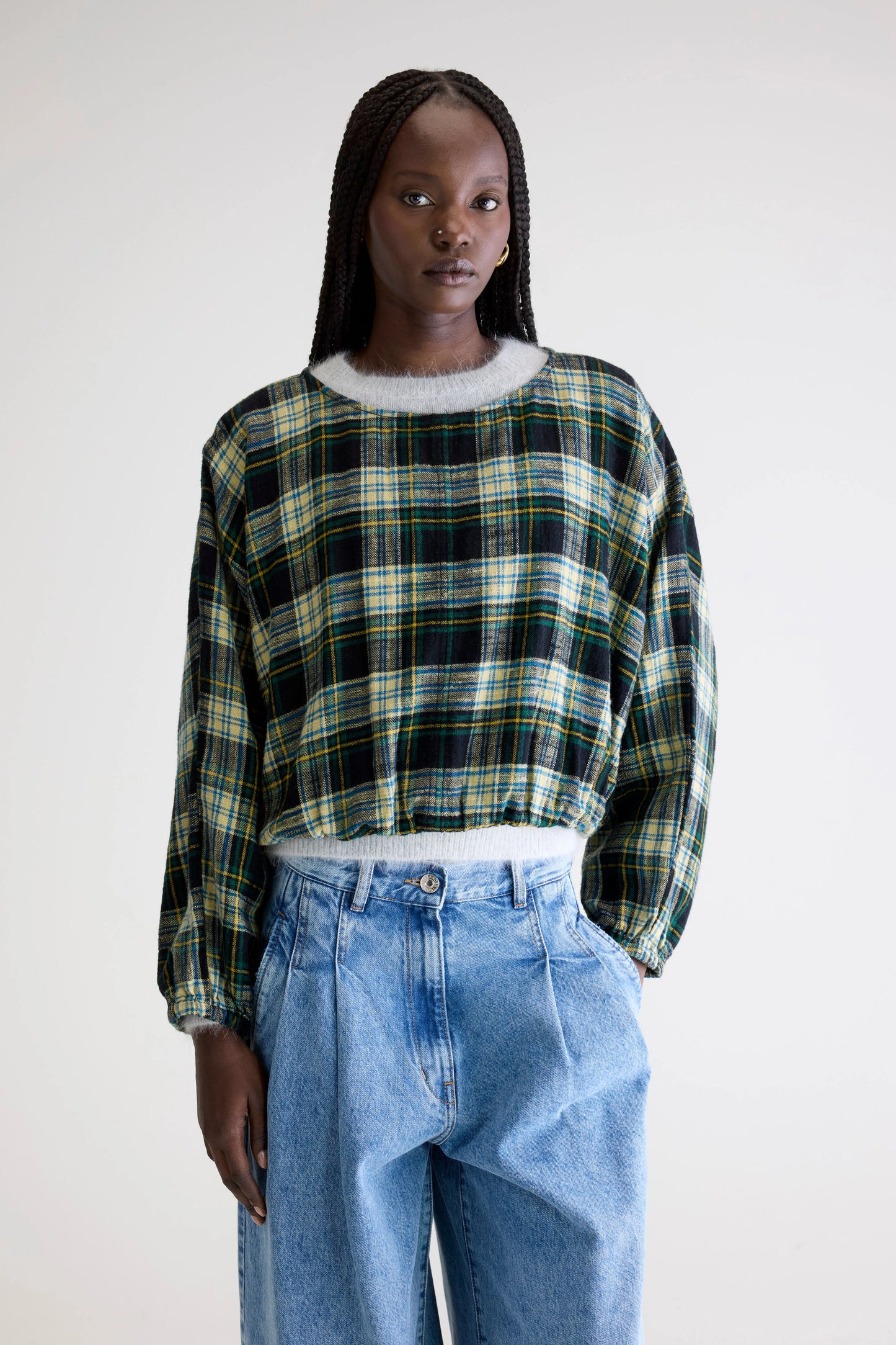 Walma plaid blouse (252 / W / CHECK A)