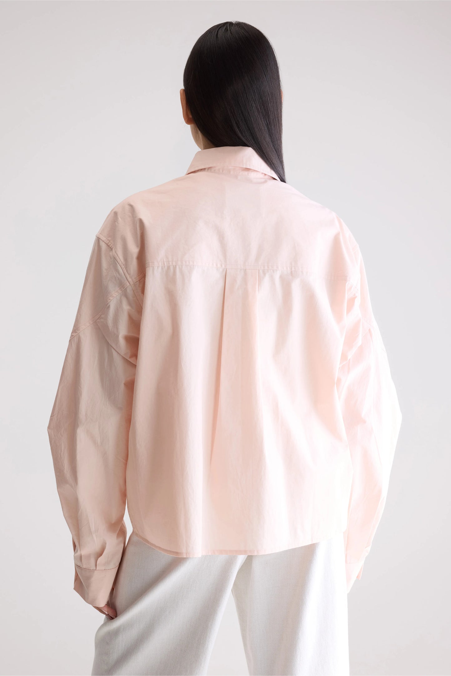 Kenza relaxed poplin shirt (252 / W / LIGHT ROSE)