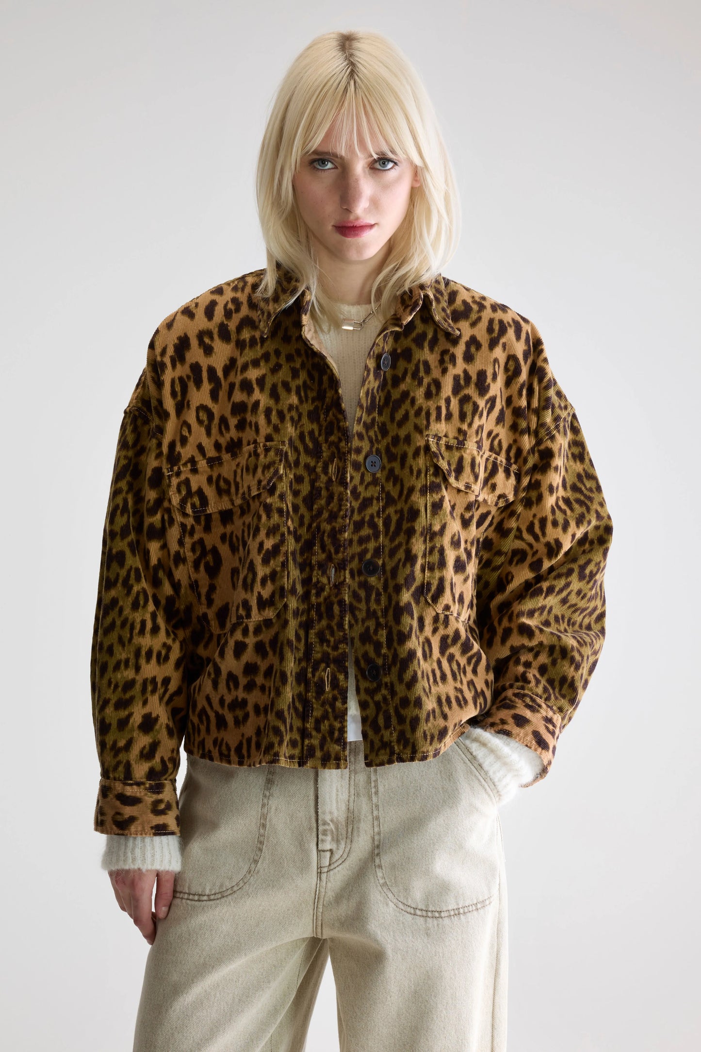 Wyat leopard overshirt (252 / W / COMBO B)
