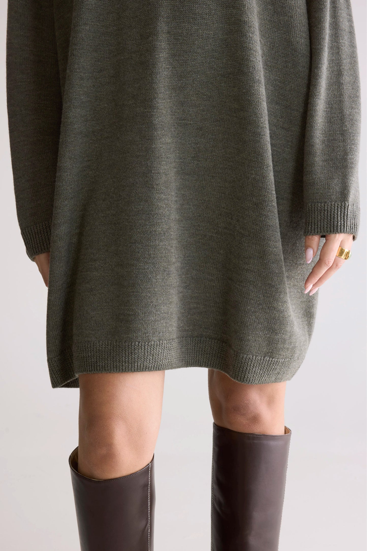 Senisa knit dress (252 / W / FOREST)