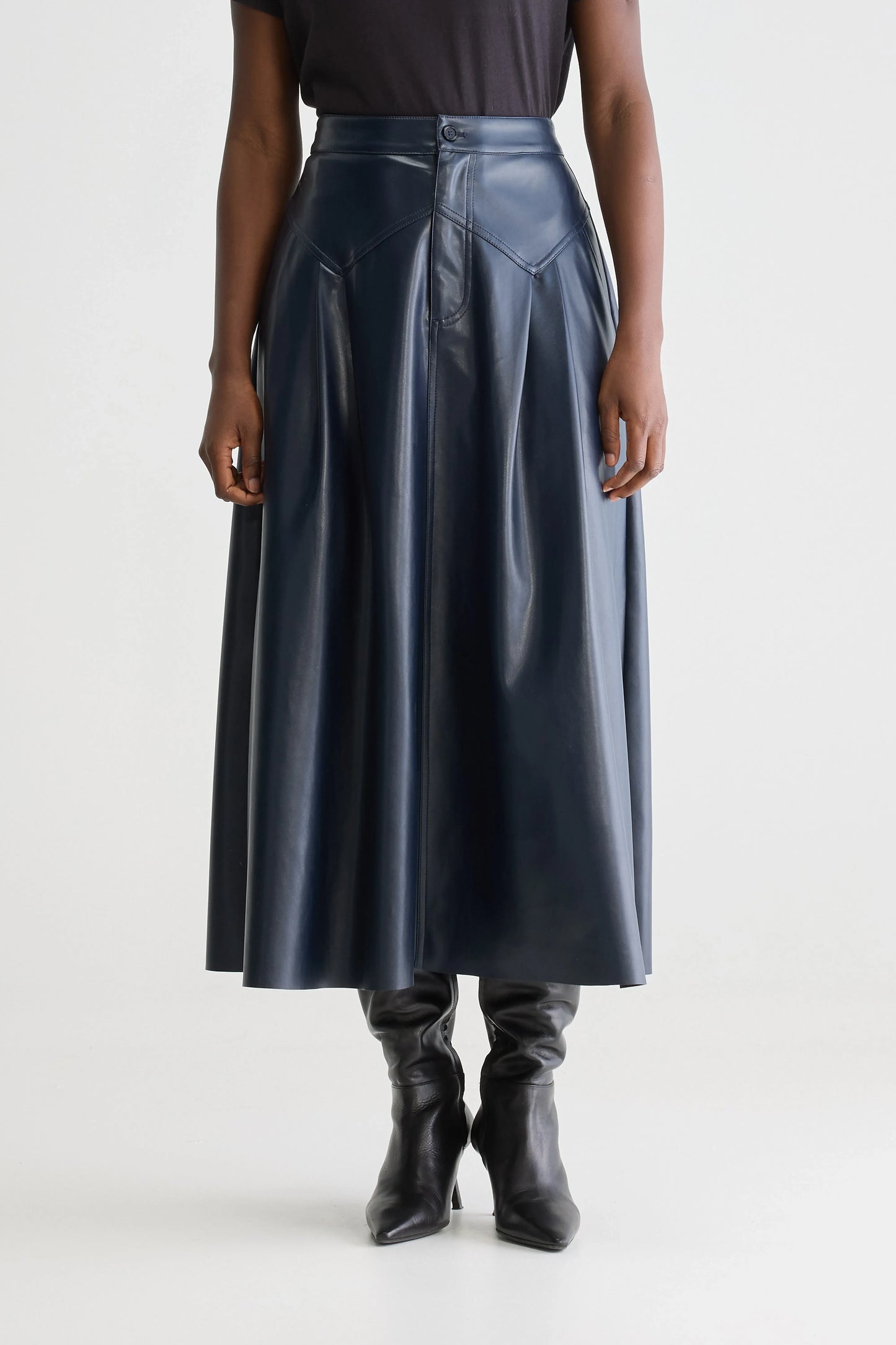 Gala flared mid skirt (251 / W / CAPTAIN)