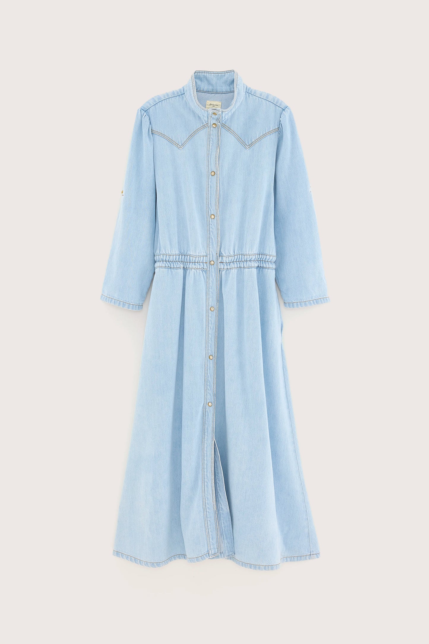 Pakita denim midi dress (251 / W / LT BLUE BLEACH)