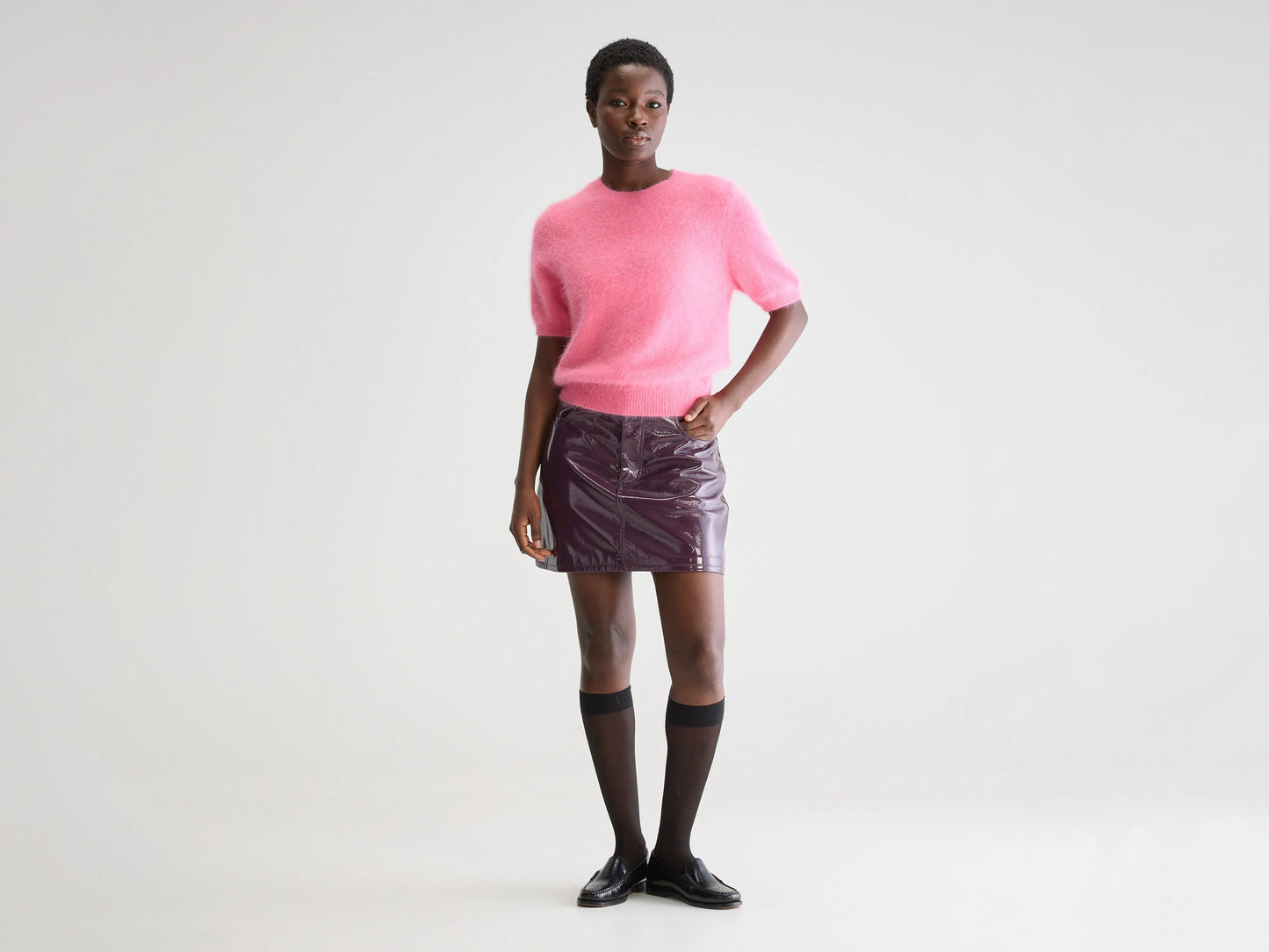 Sour mini skirt (251 / W / WINE)