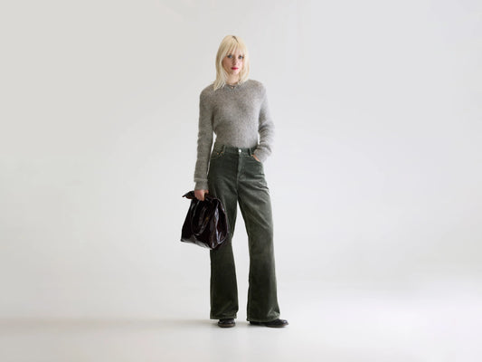 Denim N. 64 wide jeans (252 / W / SAGE)
