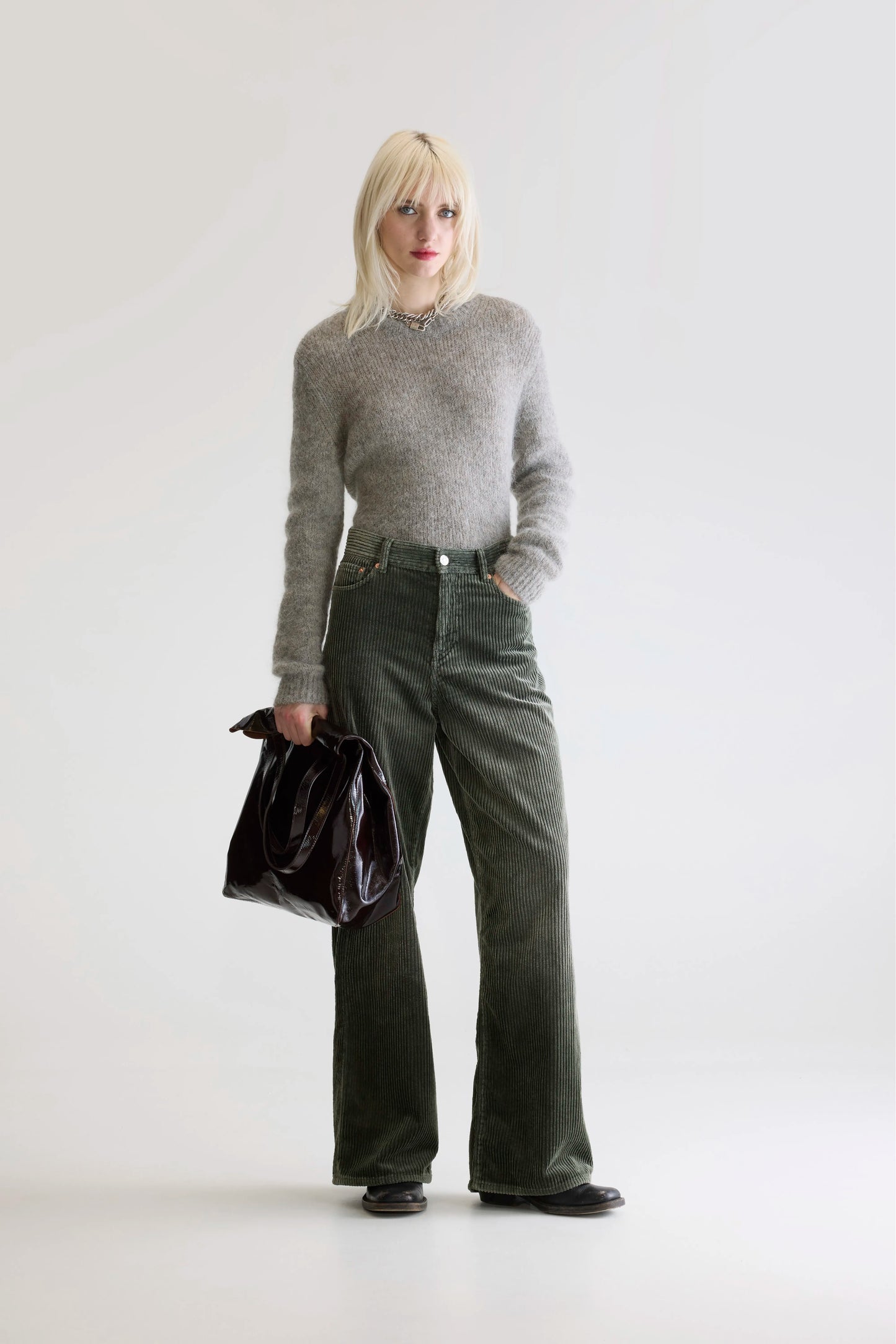Denim N. 64 wide jeans (252 / W / SAGE)