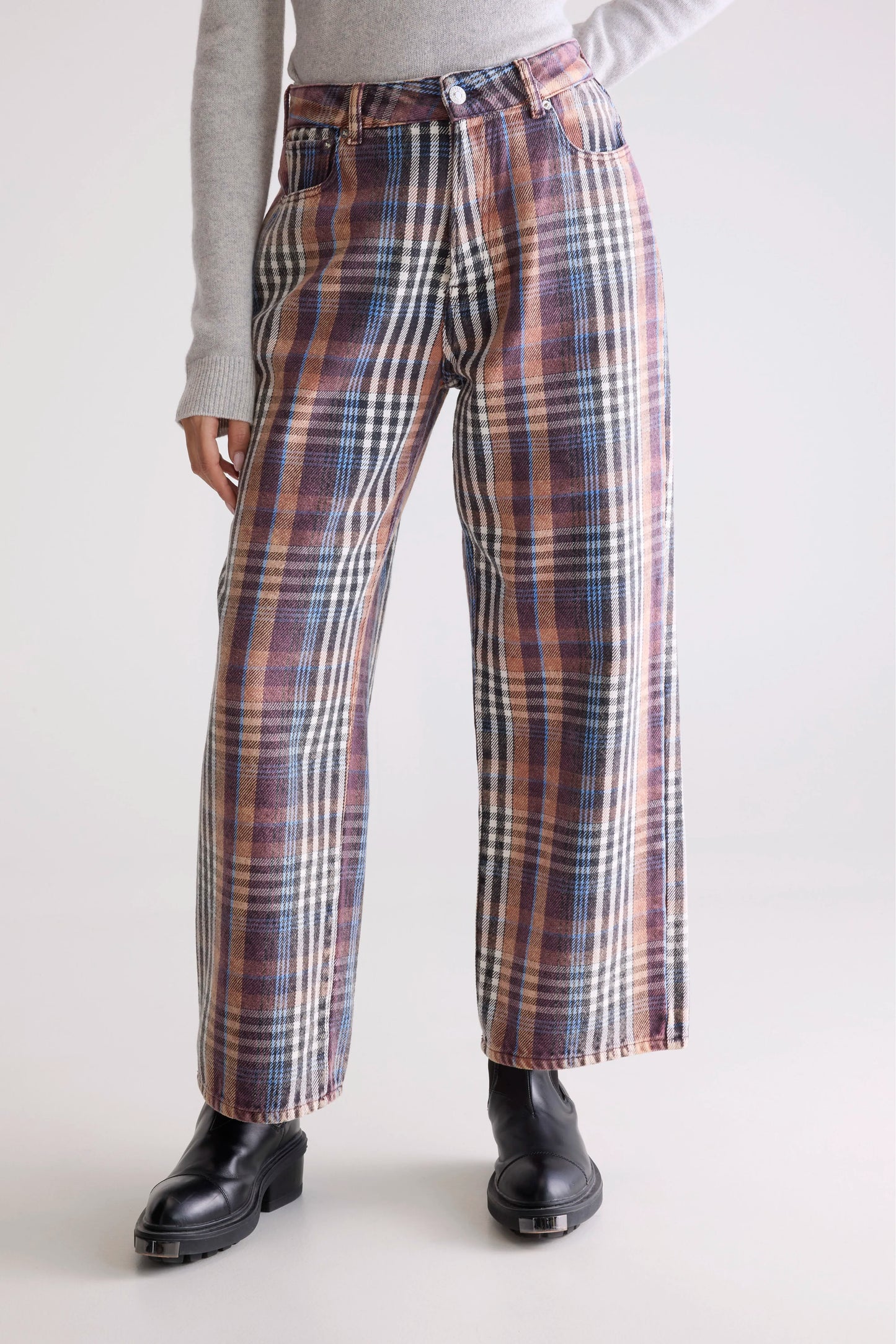 Denim N. 66 wide jeans (252 / W / CHECK A)