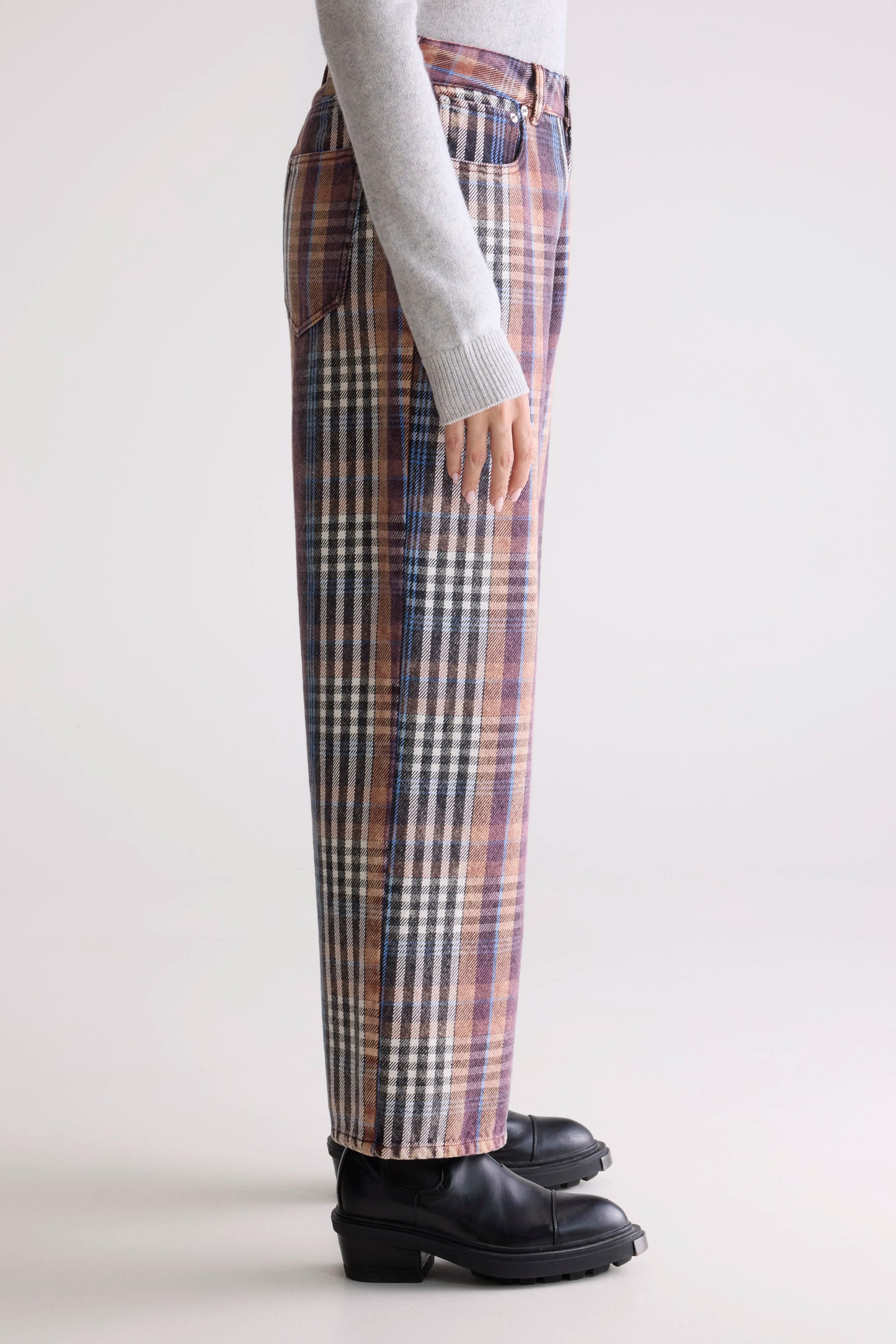 Denim N. 66 wide jeans (252 / W / CHECK A)