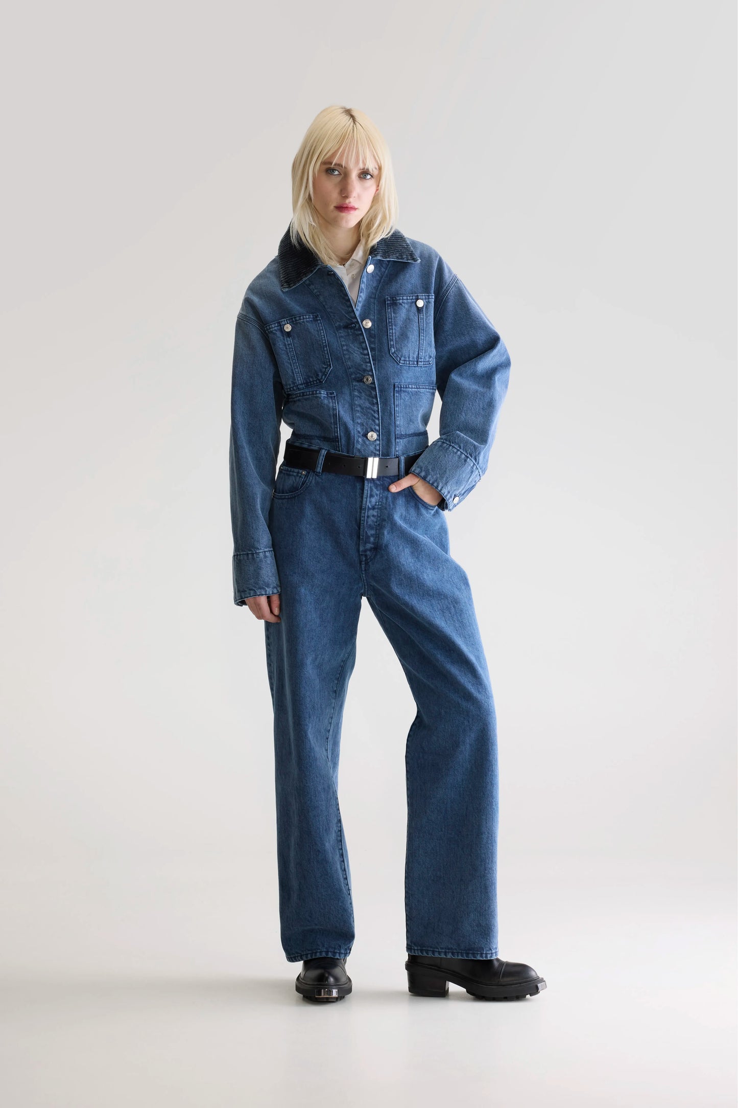 Denim N. 66 wide jeans (252 / W / BLUE SNOW)