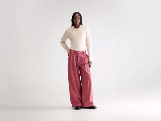 Denim N. 74 super-wide jeans (252 / W / WINE STONE)