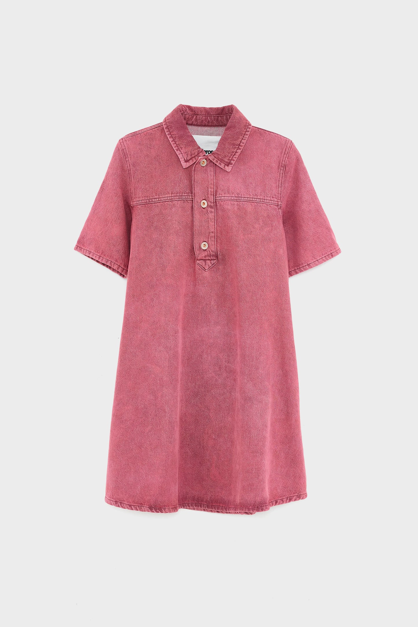 Paprika denim dress (252 / W / WINE STONE)