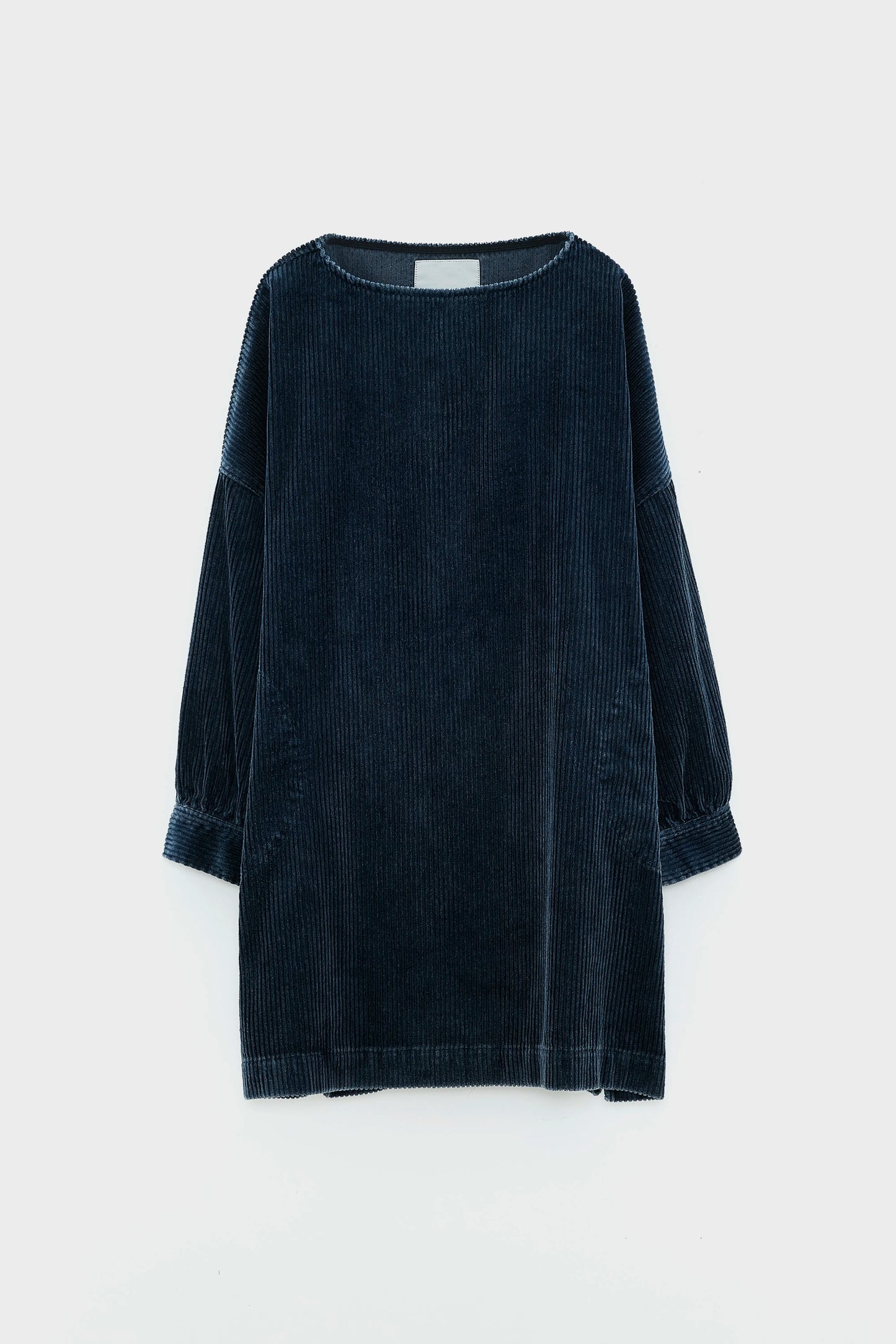 Past corduroy dress (252 / W / BLACK BLUE)