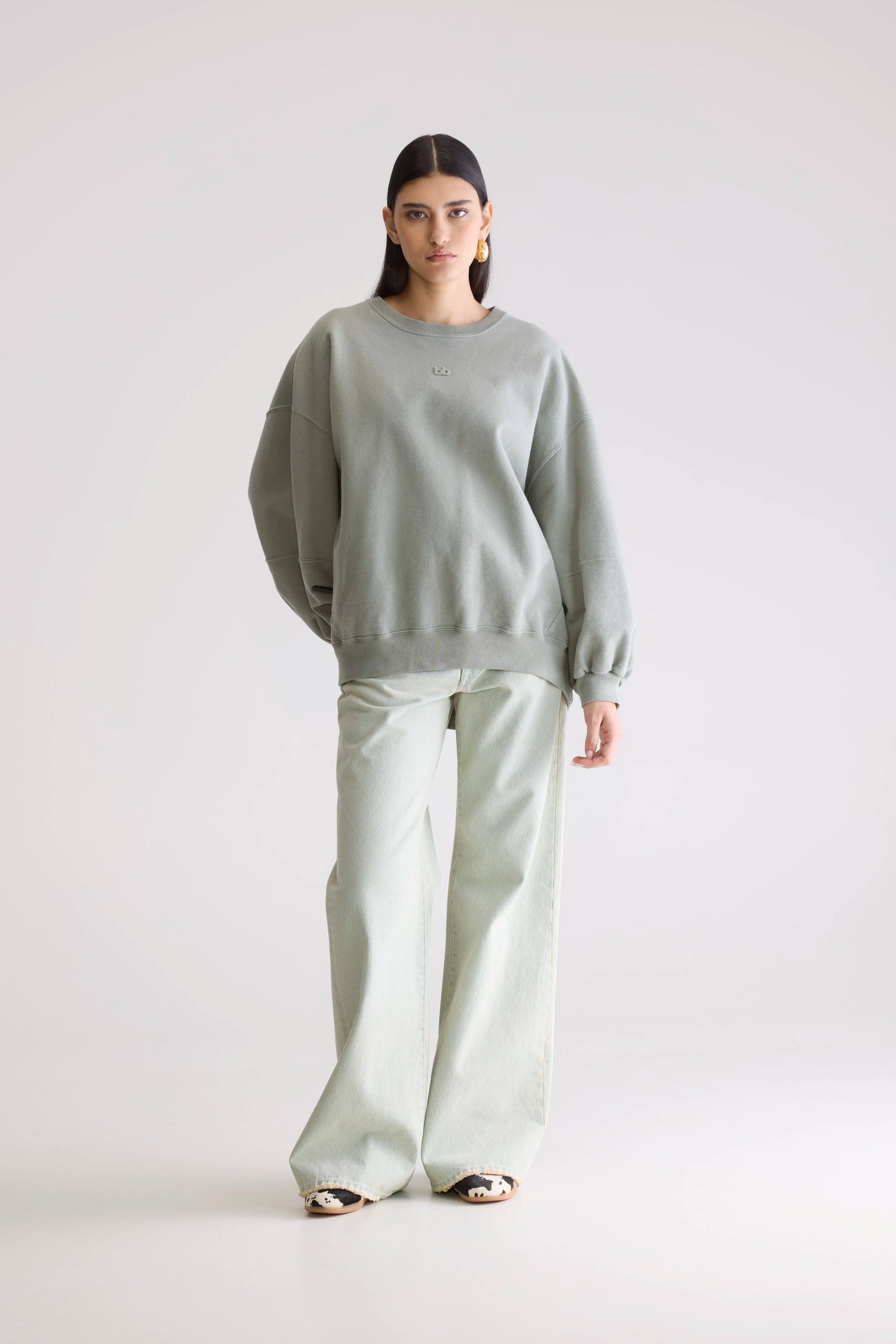 Trig crewneck sweatshirt (252 / W / MERCURY)