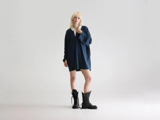 Foogy loose dress (252 / W / AMERICA)