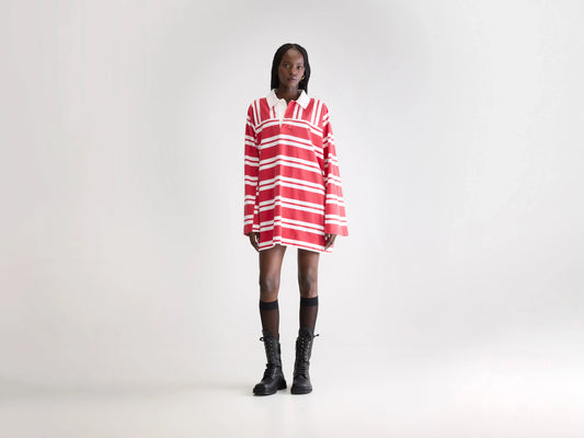 Foogy loose dress (252 / W / STRIPE B)