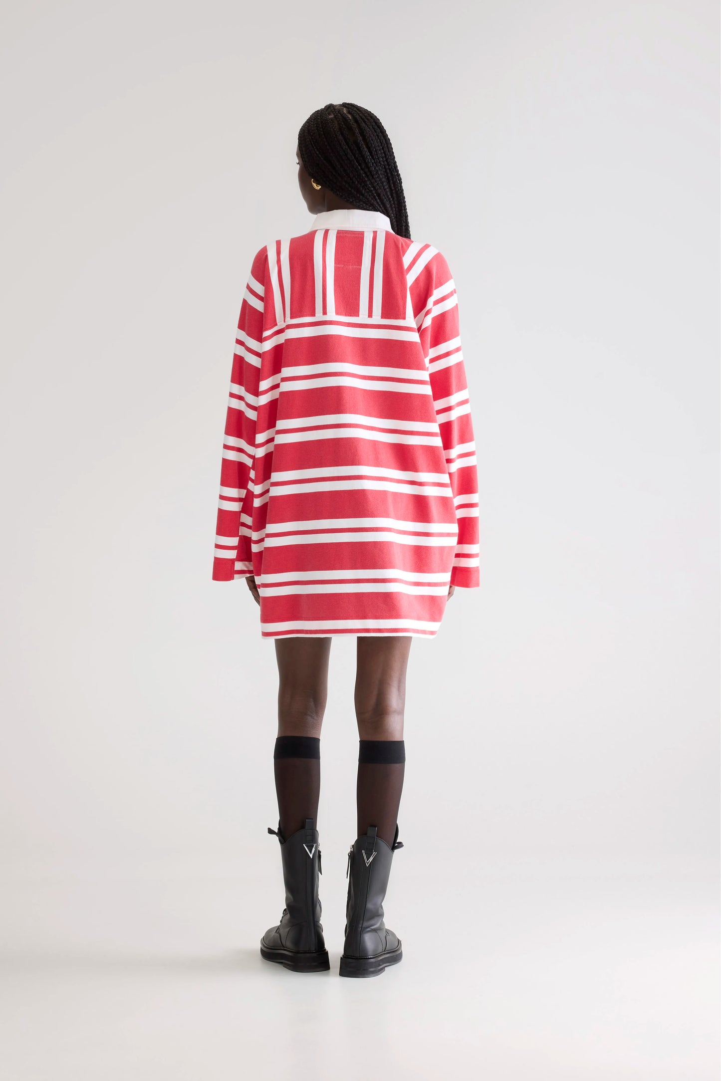Foogy loose dress (252 / W / STRIPE B)
