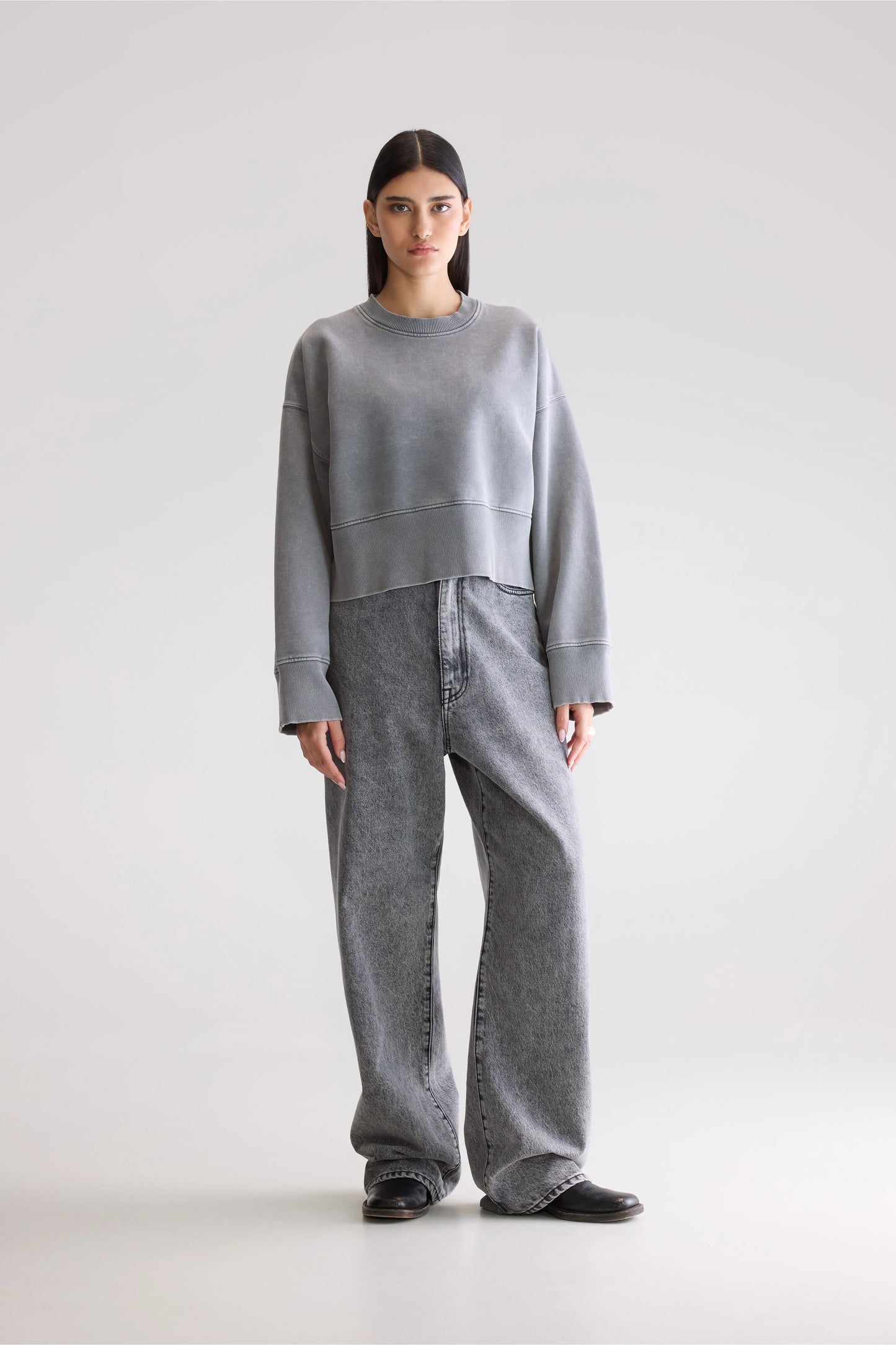 Slenni crewneck sweatshirt (252 / W / IRON)