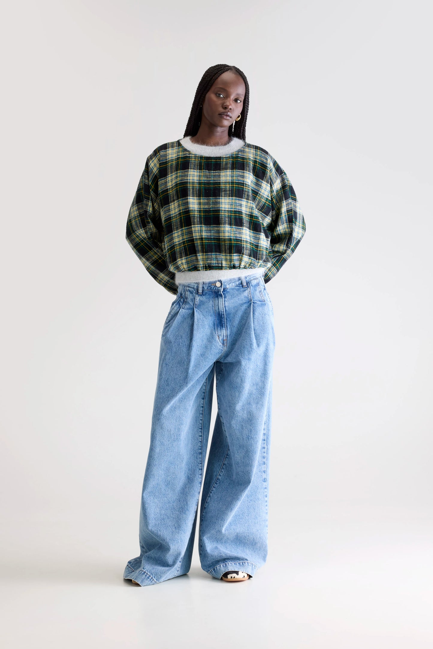 Walma plaid blouse (252 / W / CHECK A)