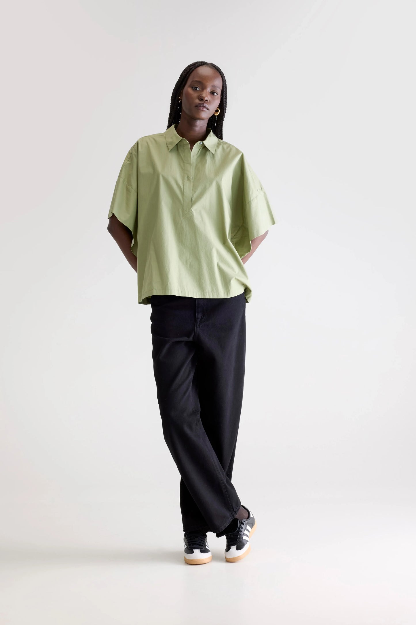 Cairn short-sleeve shirt (252 / W / SAUGE)