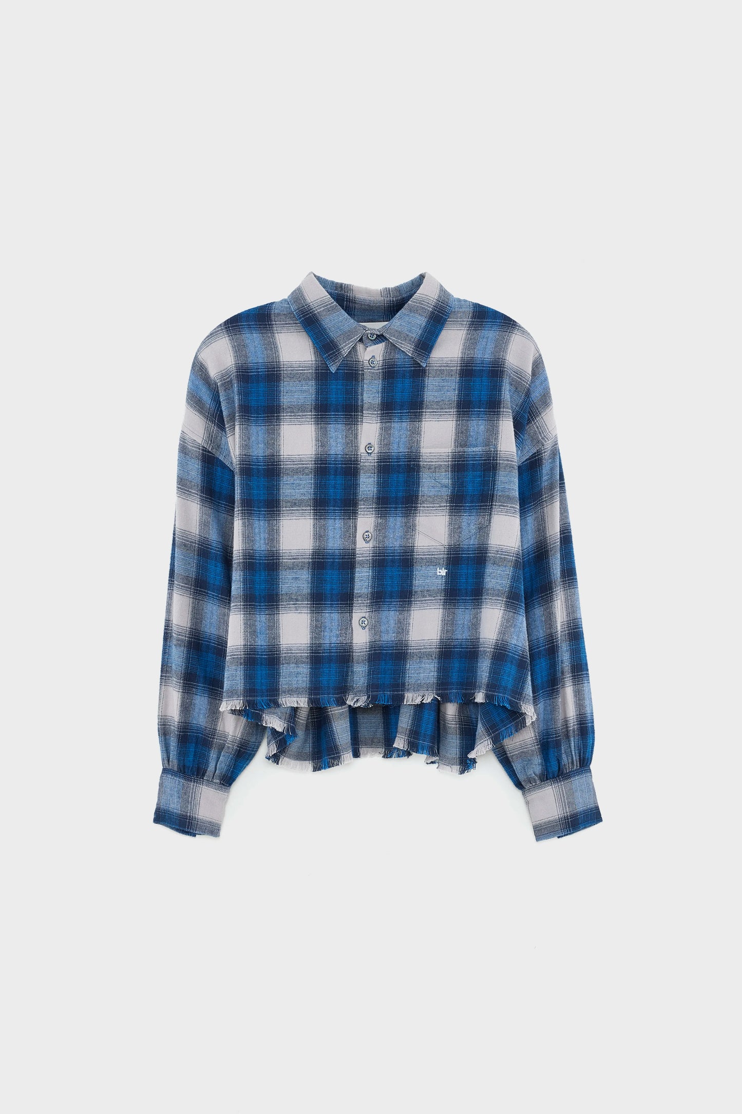 Kraft cropped shirt (252 / W / CHECK A)