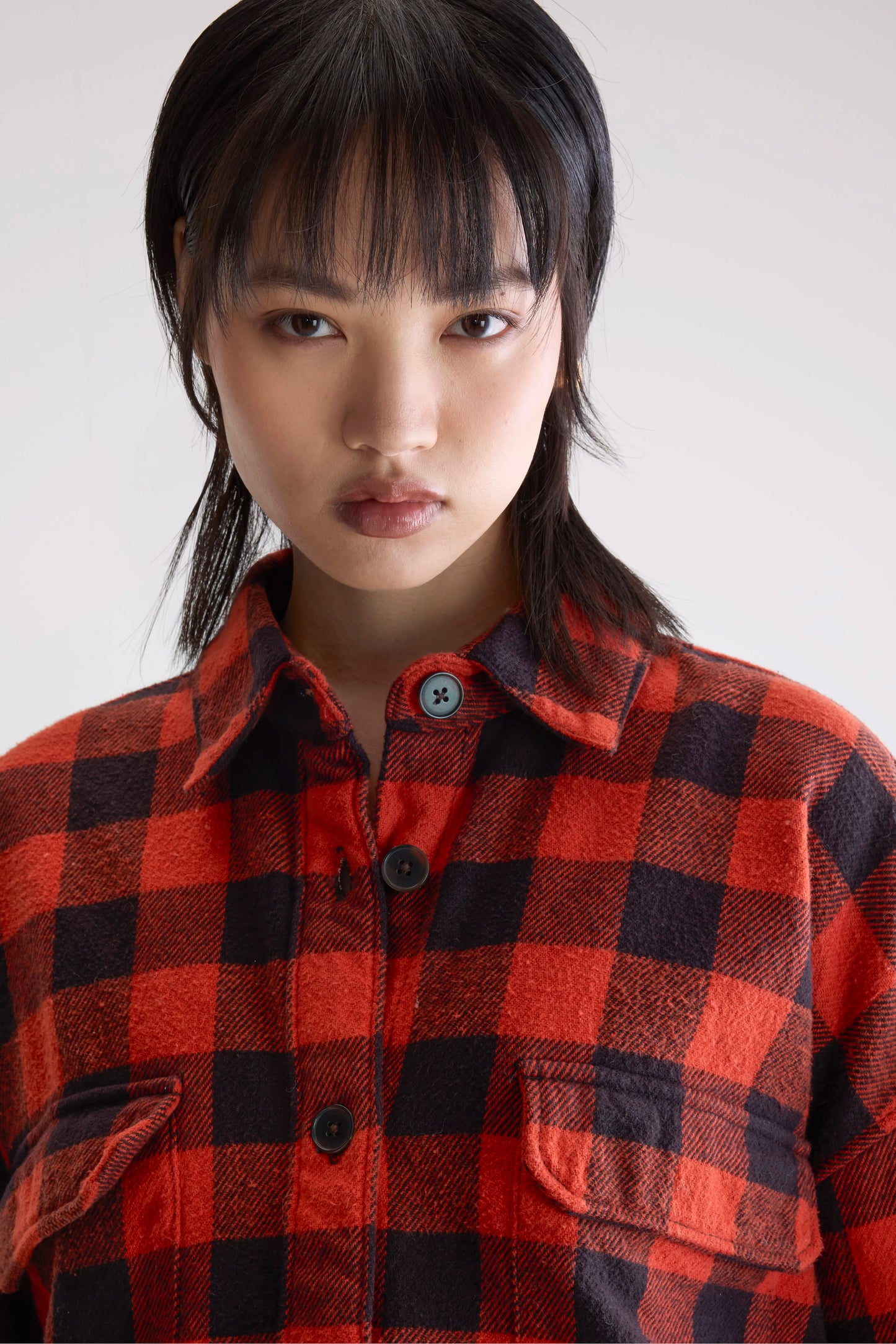 Wyat checked overshirt (252 / W / CHECK C)