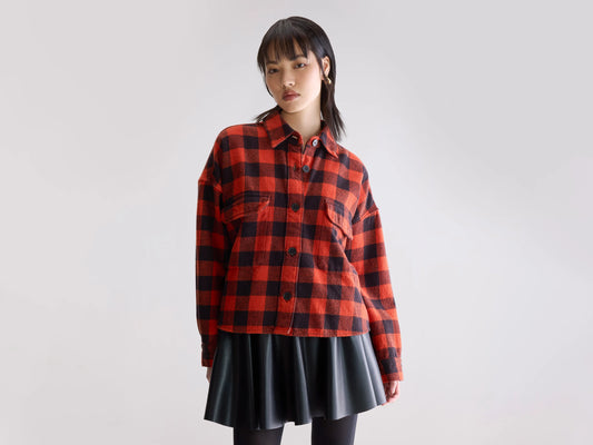 Wyat checked overshirt (252 / W / CHECK C)