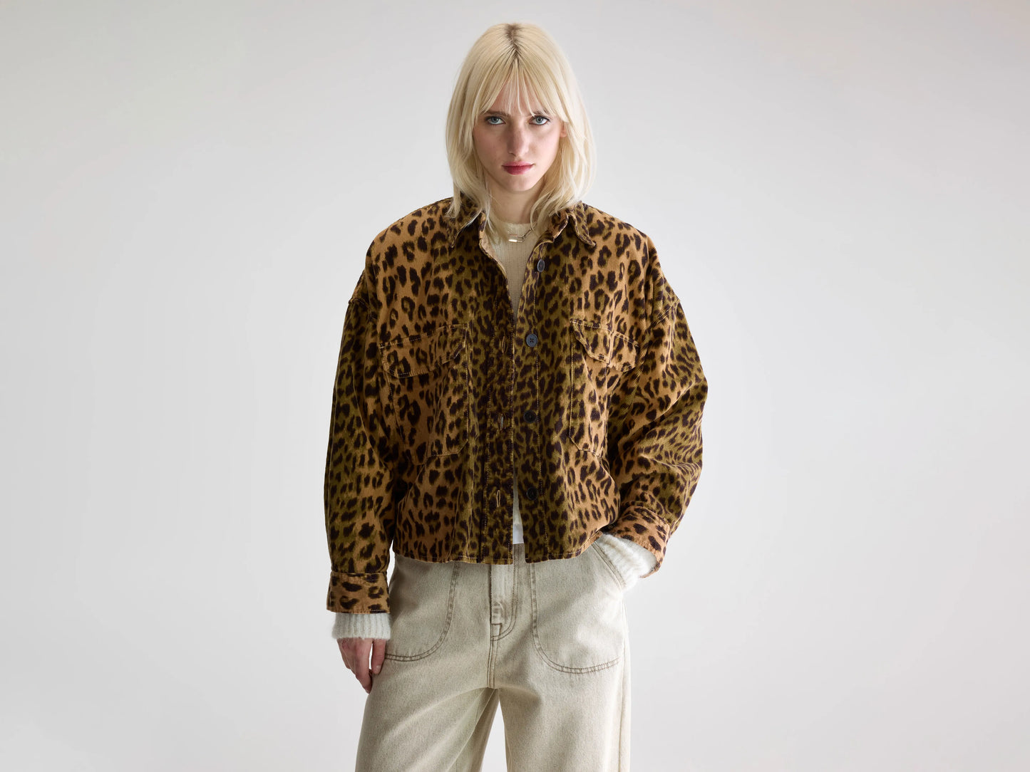 Wyat leopard overshirt (252 / W / COMBO B)