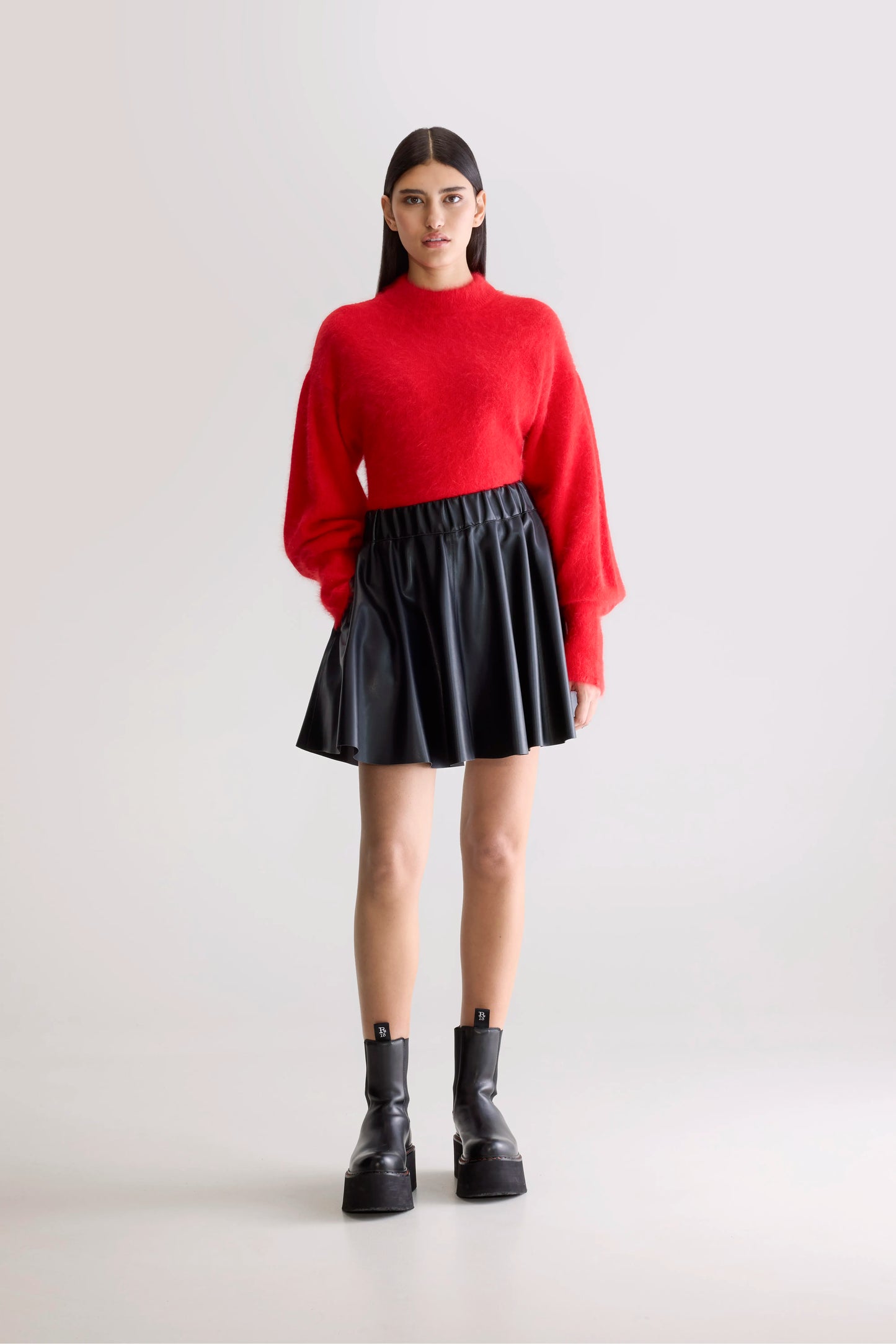 Hezza mini skirt (252 / W / BLACK)