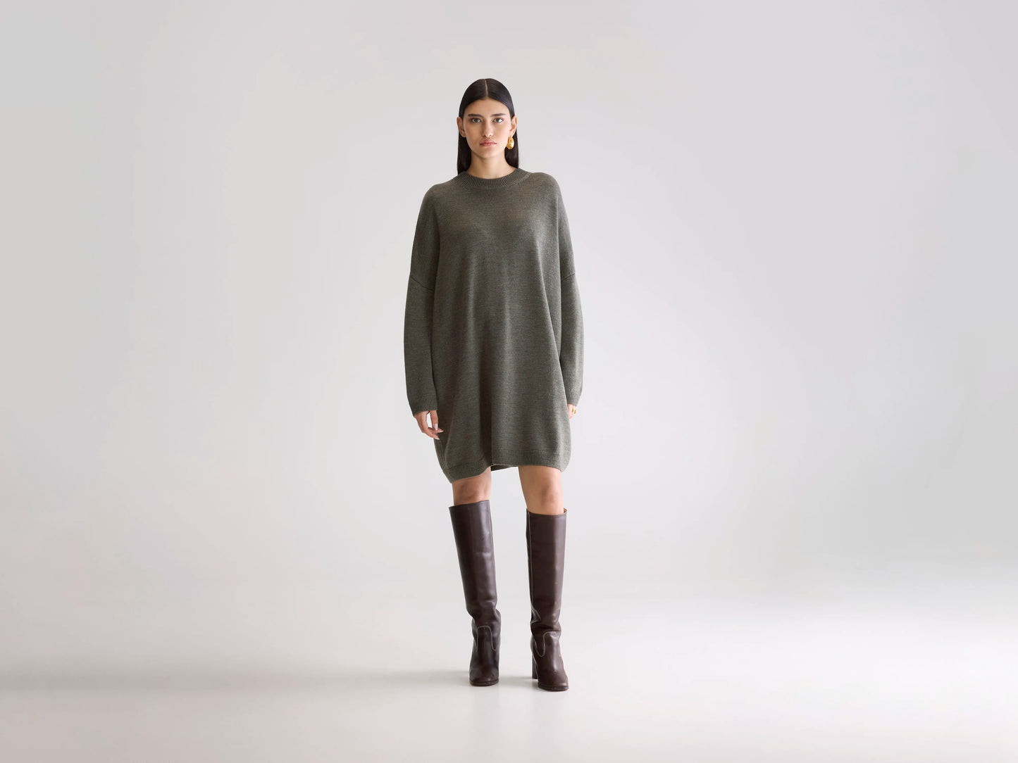 Senisa knit dress (252 / W / FOREST)