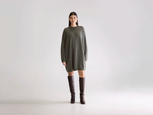 Senisa knit dress (252 / W / FOREST)